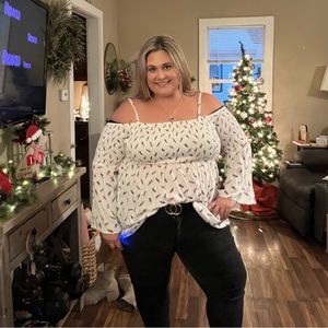Torrid Cold Shoulder Blouse